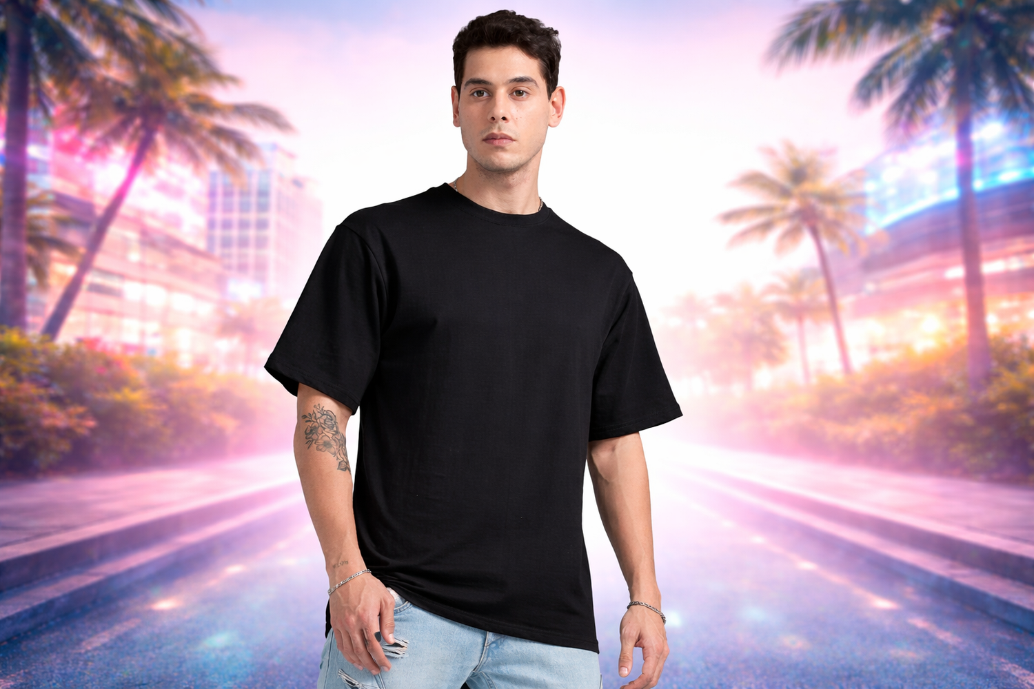 PLAIN OVERSIZED T-SHIRTS