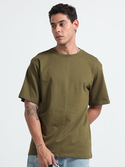 Unisex Oversized T-Shirt | Olive Green