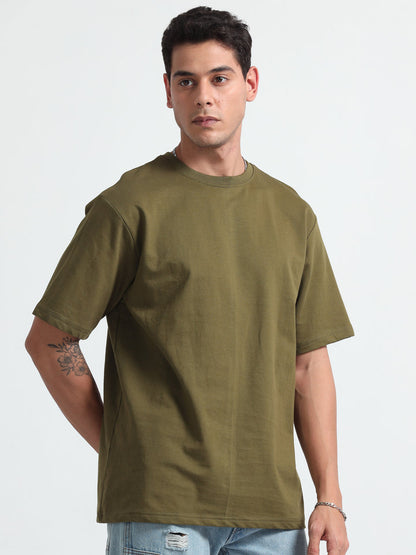 Unisex Oversized T-Shirt | Olive Green