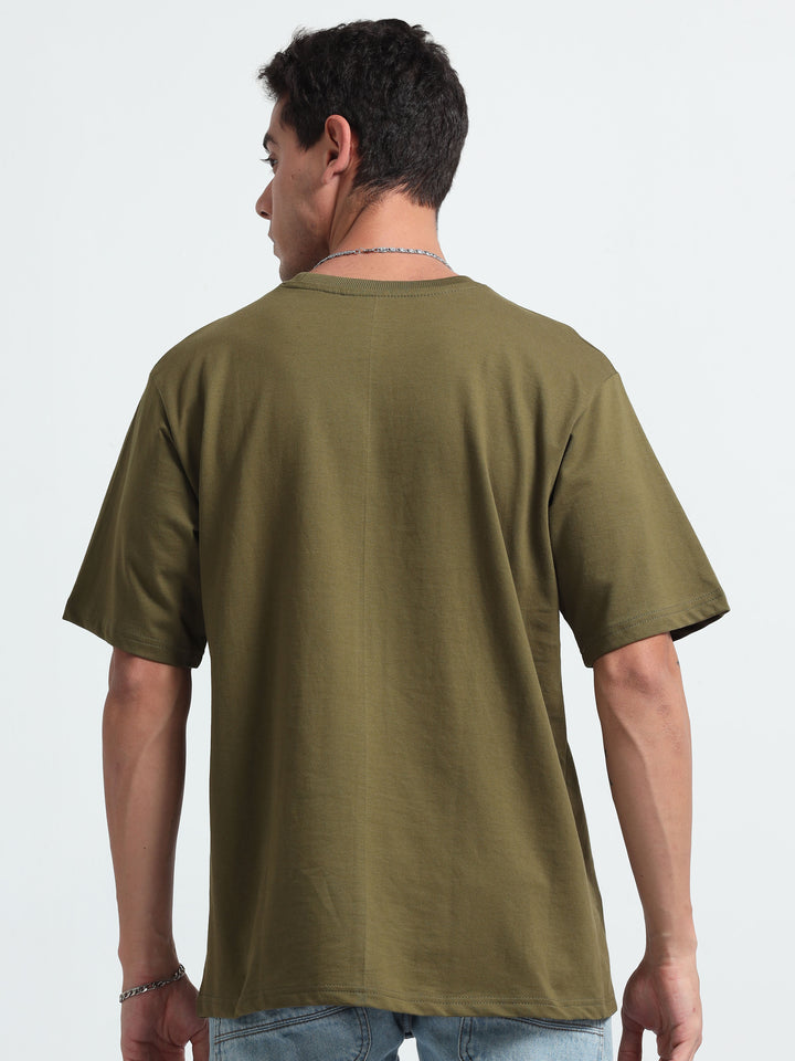 Unisex Oversized T-Shirt | Olive Green