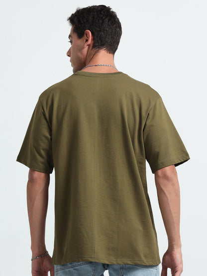 Unisex Oversized T-Shirt | Olive Green