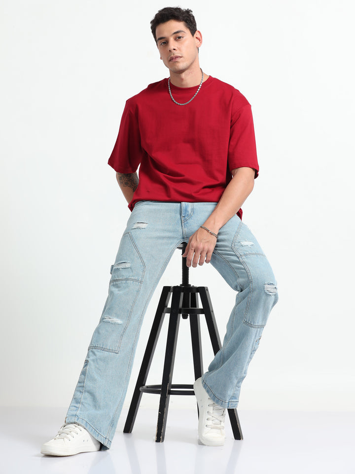 Unisex Oversized T-Shirt | Red