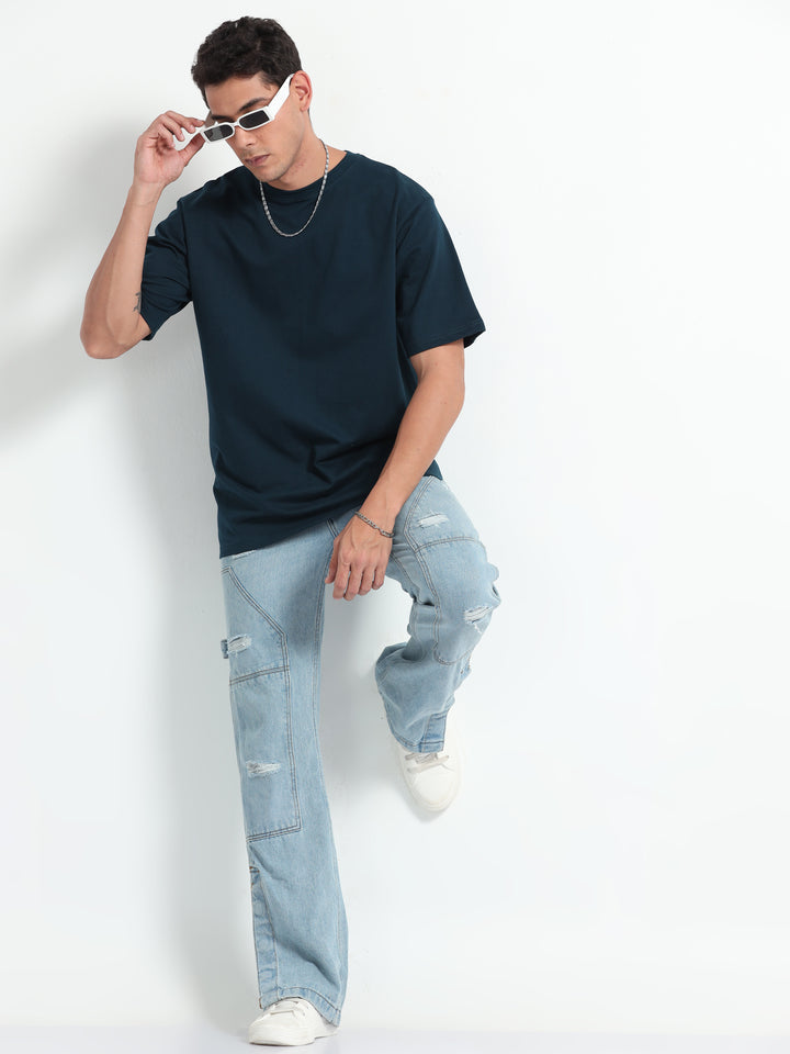 Unisex Oversized T-Shirt | Navy Blue