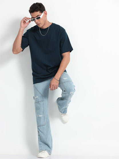 Unisex Oversized T-Shirt | Navy Blue