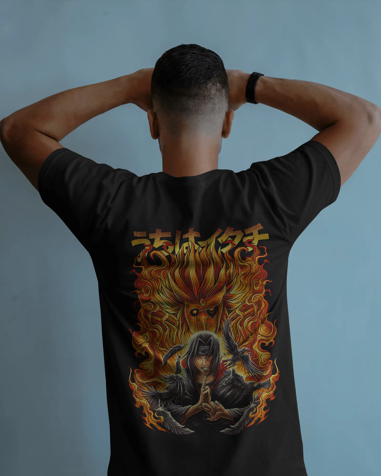 Itachi Uchiha (Naruto) | Printed Oversized T-Shirt