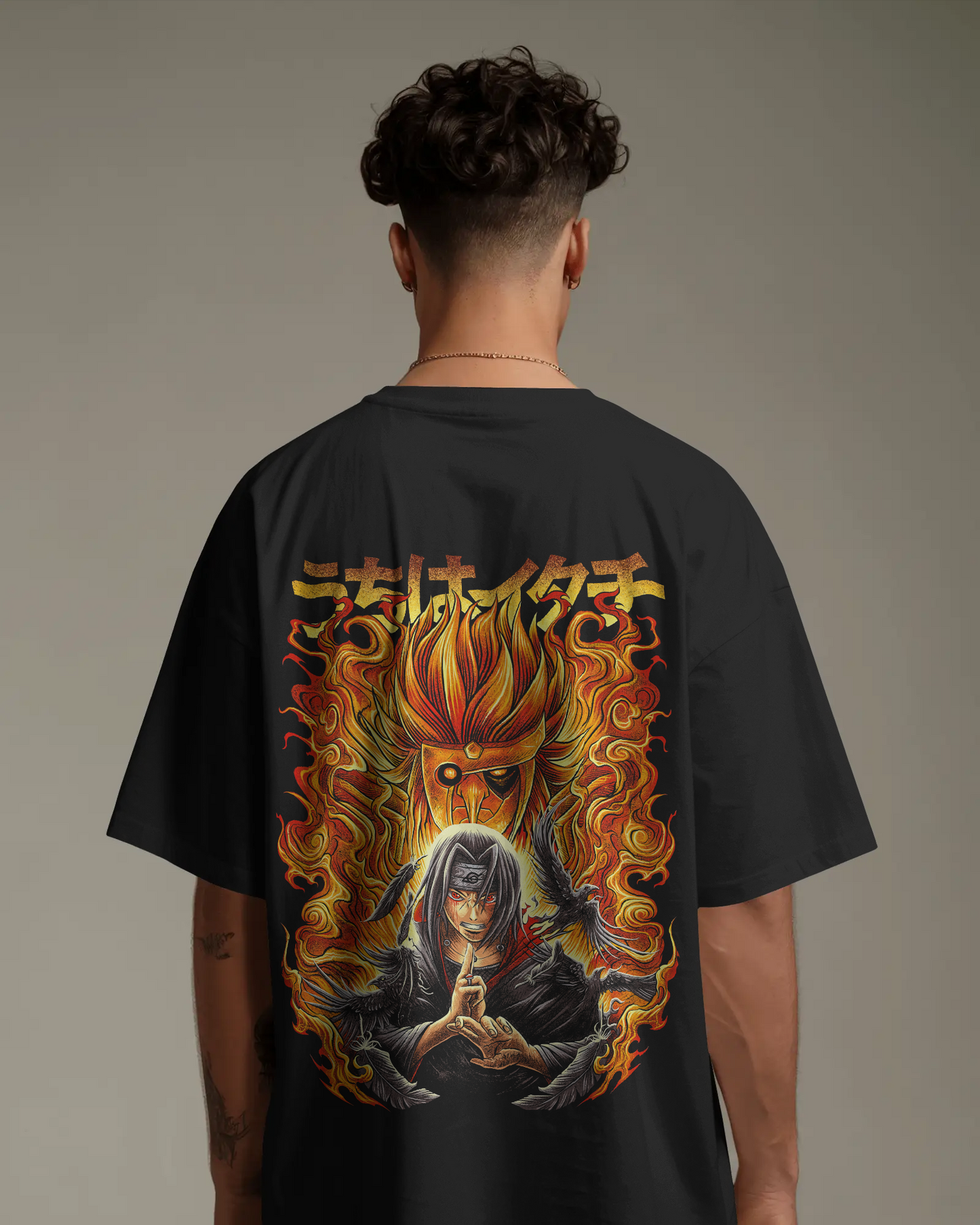 Itachi Uchiha (Naruto) | Printed Oversized T-Shirt