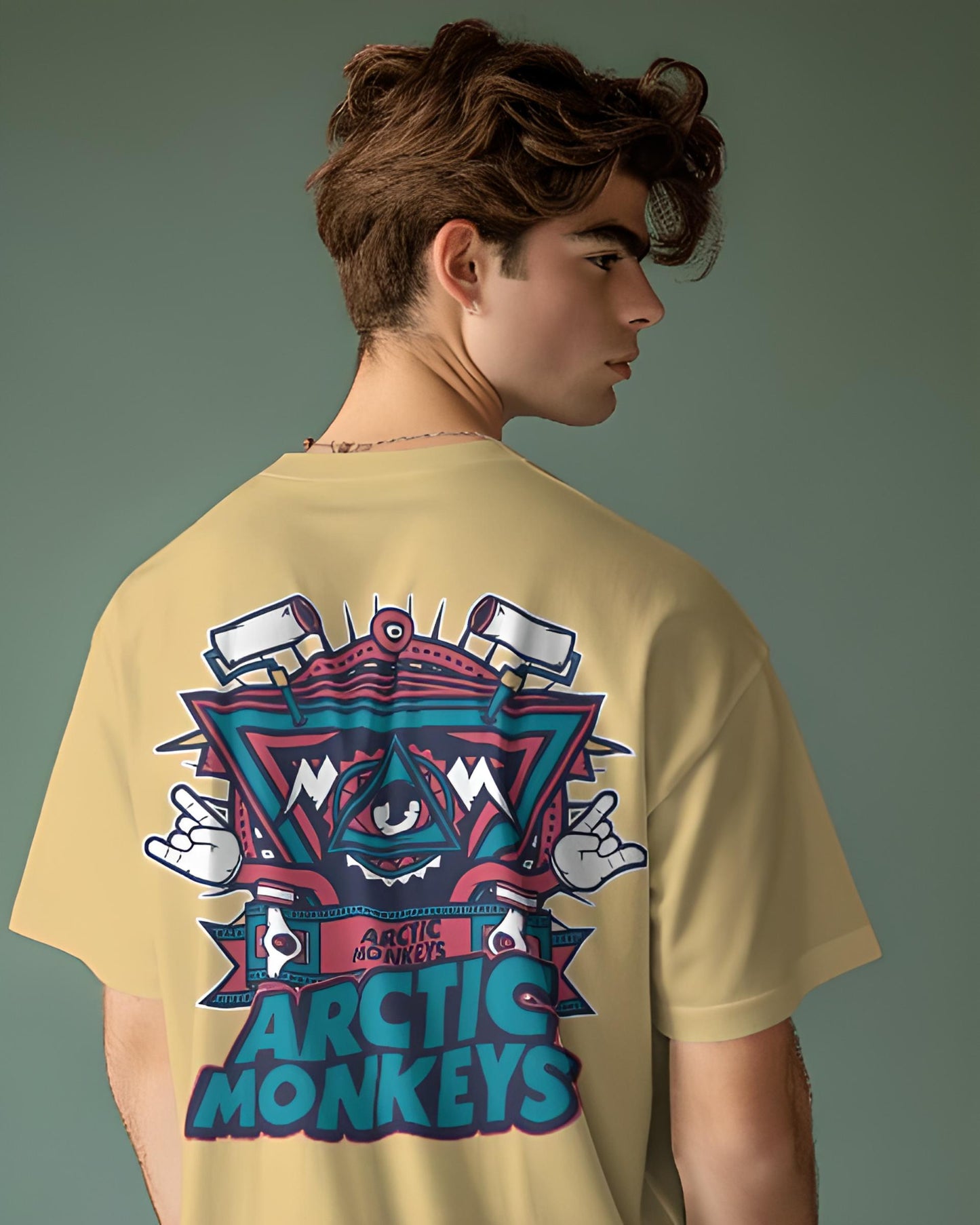 Arctic Monkeys | Printed Oversized T-Shirt