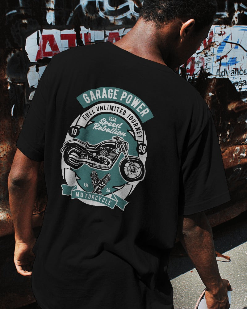 Garage Power | Printed Oversized T-Shirt