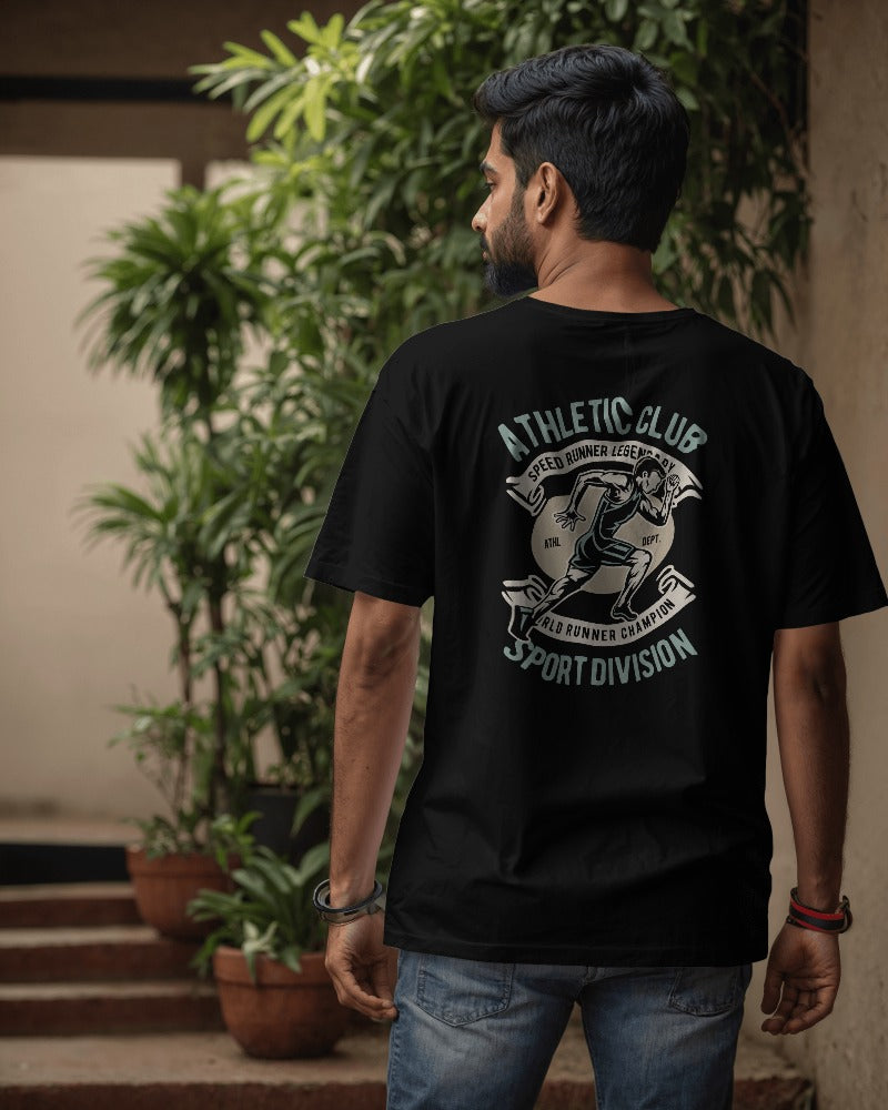 Athletic Runner | Printed Oversized T-Shirt