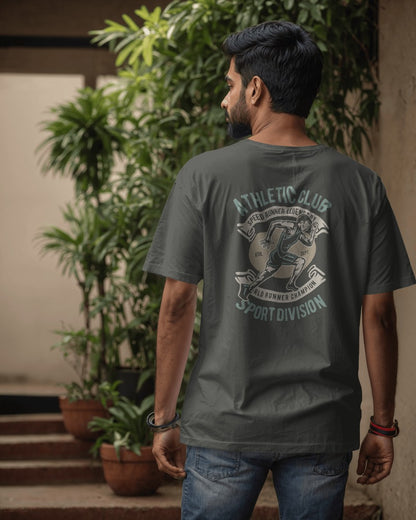 Athletic Runner | Printed Oversized T-Shirt