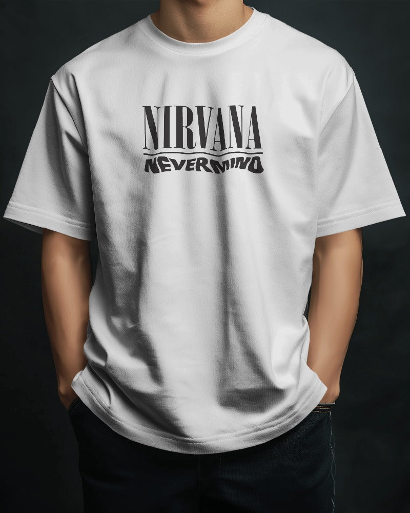 NIRVANA (Nevermind) | Printed Oversized T-Shirt