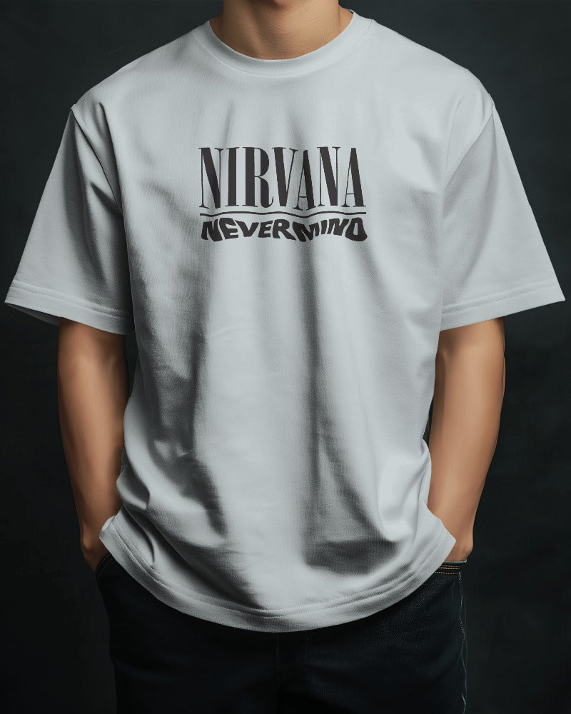 NIRVANA (Nevermind) | Printed Oversized T-Shirt