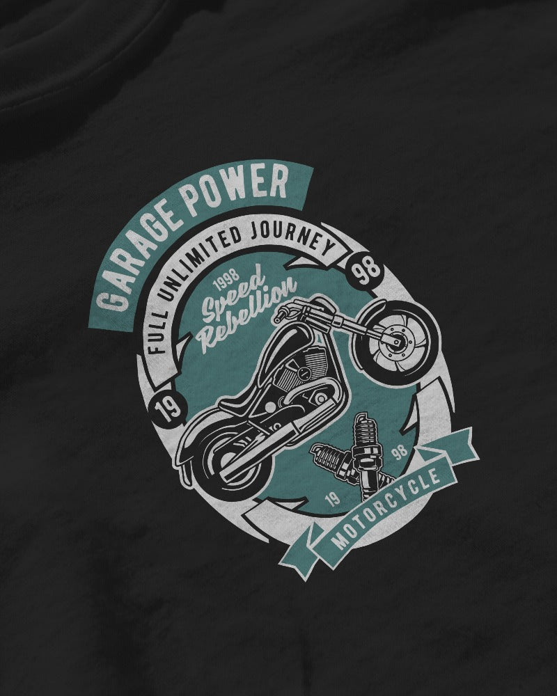 Garage Power | Printed Oversized T-Shirt
