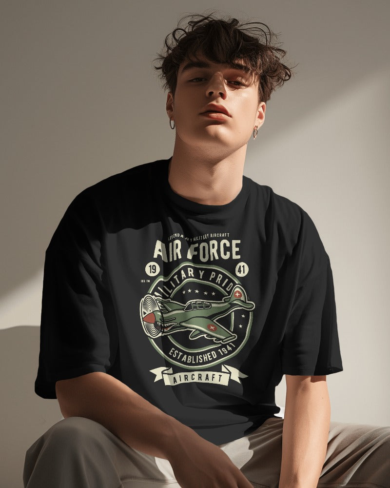 Air Force | Printed Oversized T-Shirt