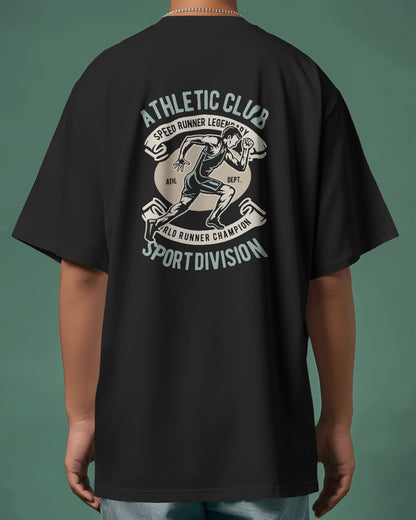 Athletic Runner | Printed Oversized T-Shirt