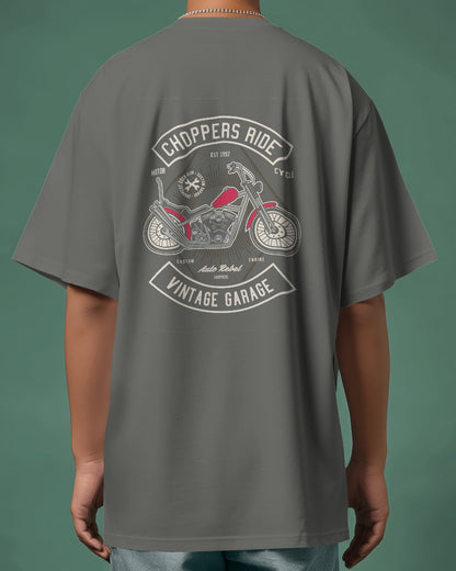Chopper Ride | Printed Oversized T-Shirt