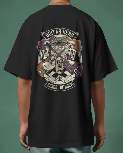 Guitar Hero | Printed Oversized T-Shirt