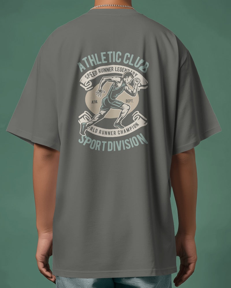 Athletic Runner | Printed Oversized T-Shirt