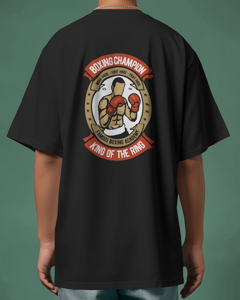 Boxing | Printed Oversized T-Shirt