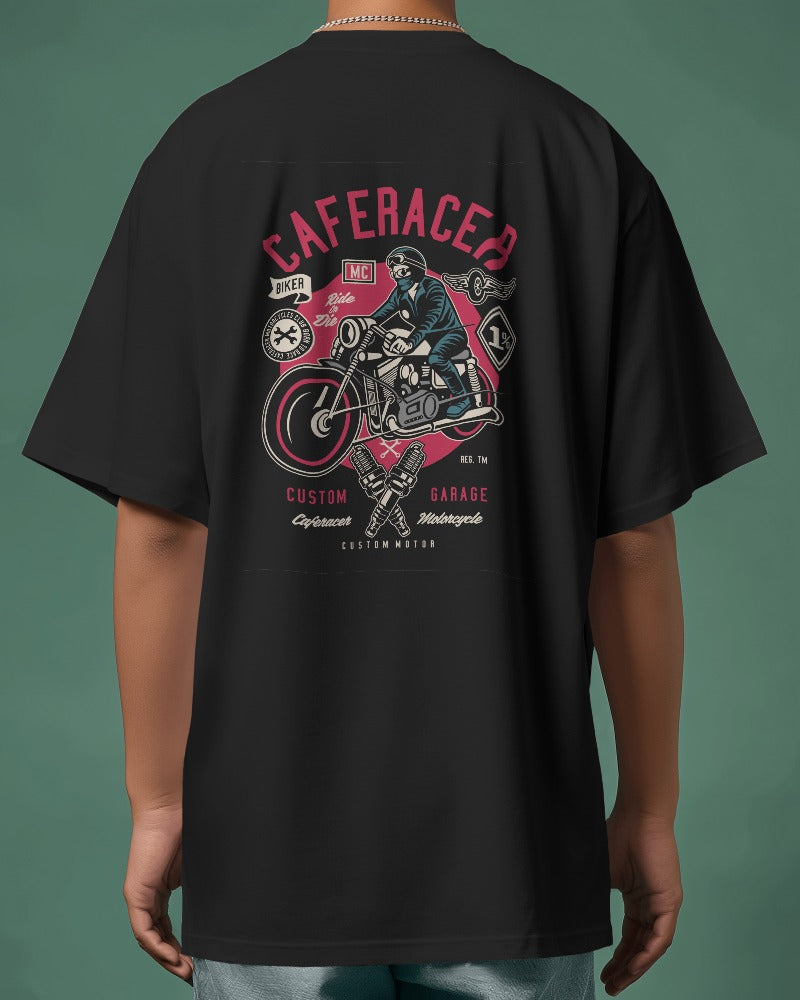 Caferacer | Printed Oversized T-Shirt