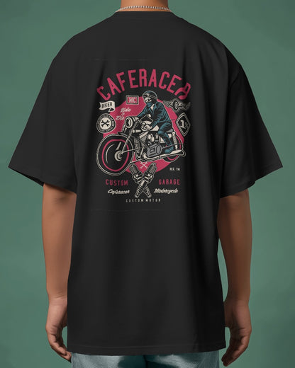 Caferacer | Printed Oversized T-Shirt