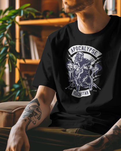Apocalypse Rock Star | Printed Oversized T-Shirt