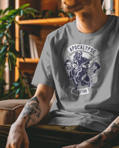 Apocalypse Rock Star | Printed Oversized T-Shirt
