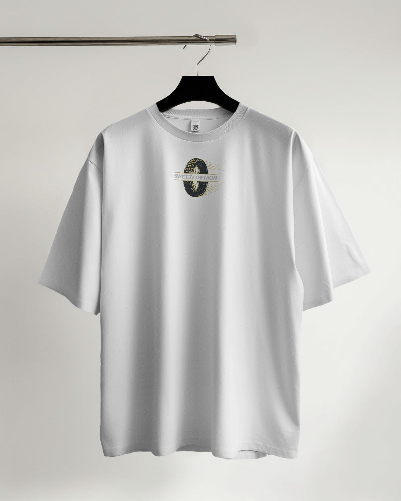Speed Demonz | Printed Oversized T-Shirt