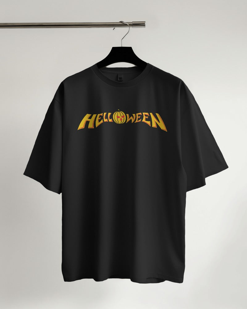 Helloween | Printed Oversized T-Shirt
