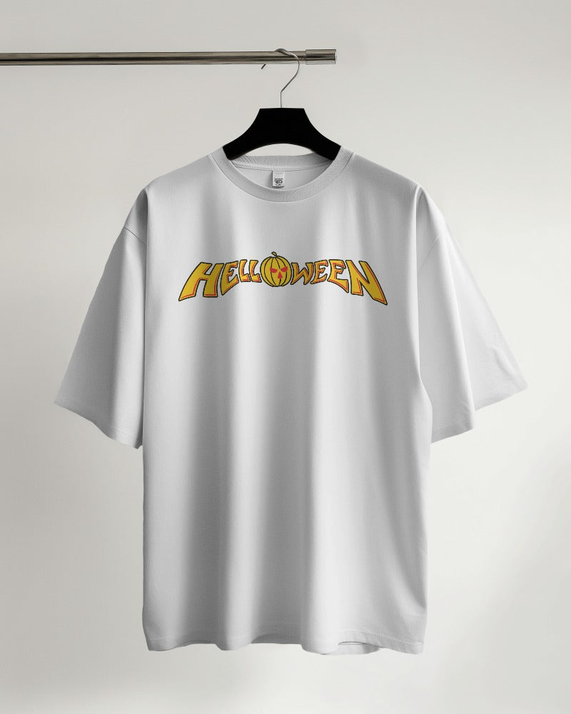 Helloween | Printed Oversized T-Shirt