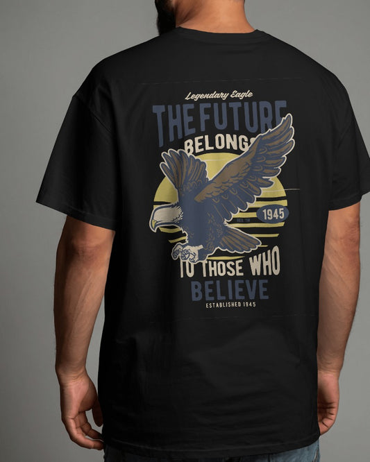 Legendary Eagle | Printed Oversized T-Shirt