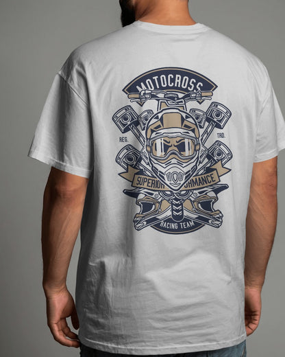 Motocross Racing Team | Printed Oversized T-Shirt