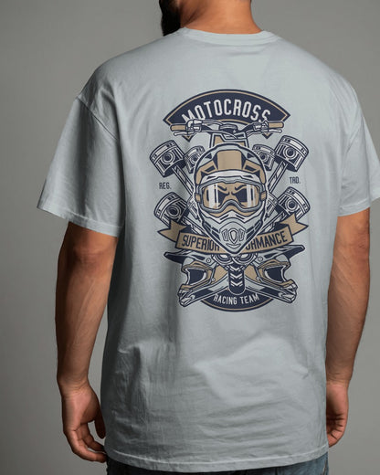 Motocross Racing Team | Printed Oversized T-Shirt