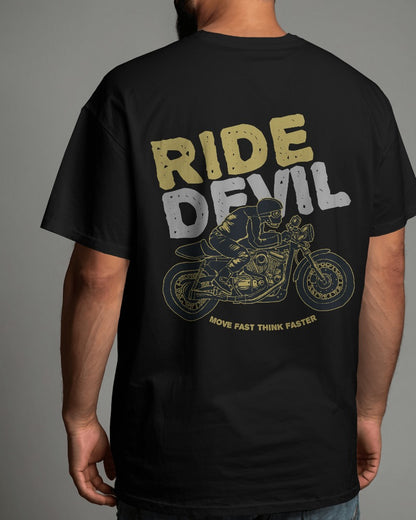 Ride Devil | Printed Oversized T-Shirt