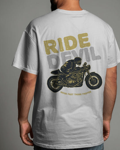 Ride Devil | Printed Oversized T-Shirt