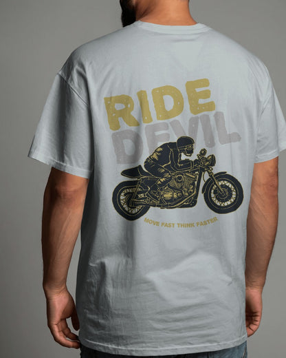 Ride Devil | Printed Oversized T-Shirt