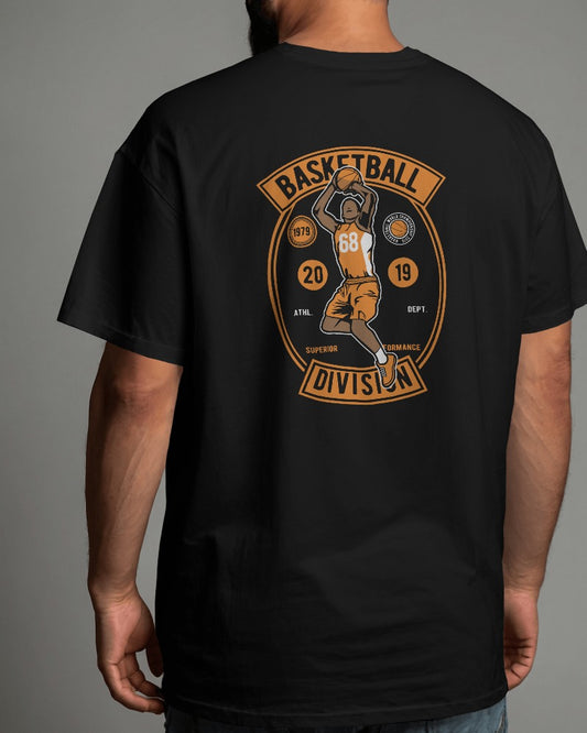 Basketball Division | Printed Oversized T-Shirt