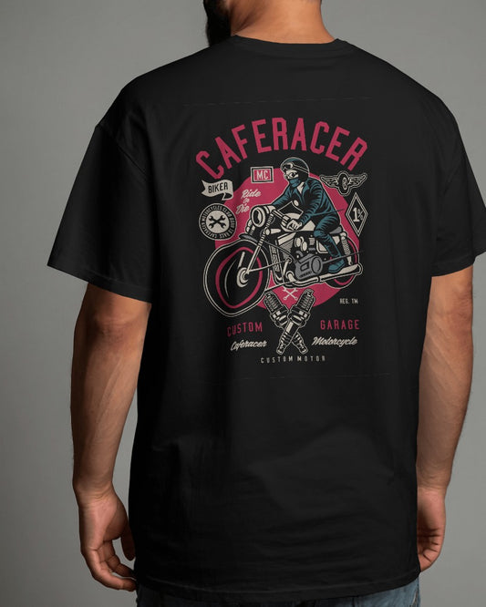 Caferacer | Printed Oversized T-Shirt