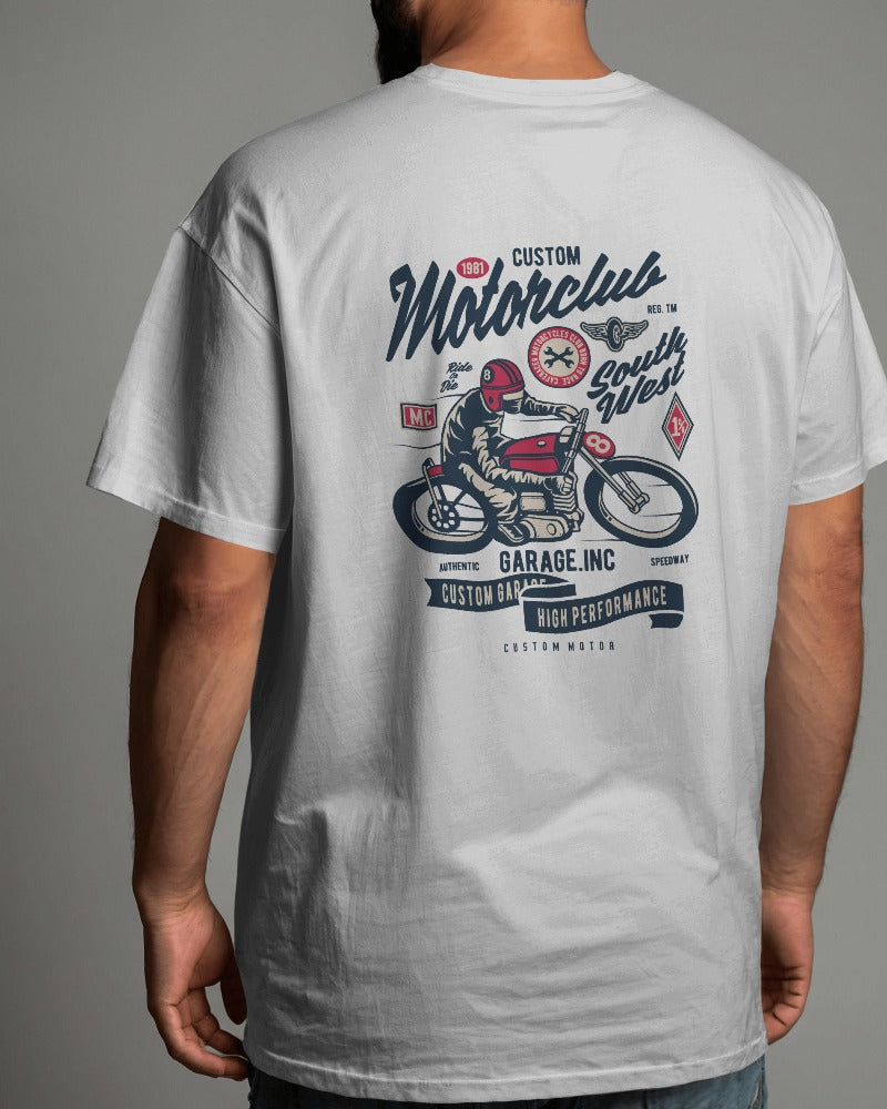 Custom Motorclub | Printed Oversized T-Shirt