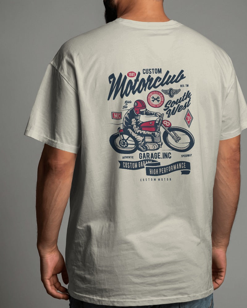 Custom Motorclub | Printed Oversized T-Shirt