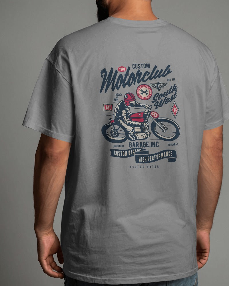 Custom Motorclub | Printed Oversized T-Shirt