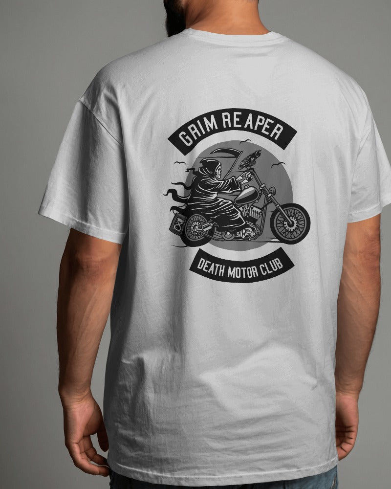 Death Motorcycle Club | Printed Oversized T-Shirt
