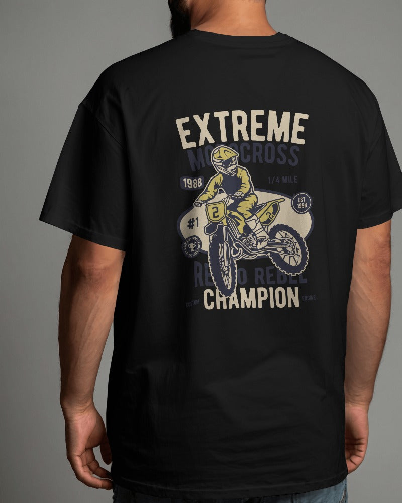 Extreme Motocross | Printed Oversized T-Shirt
