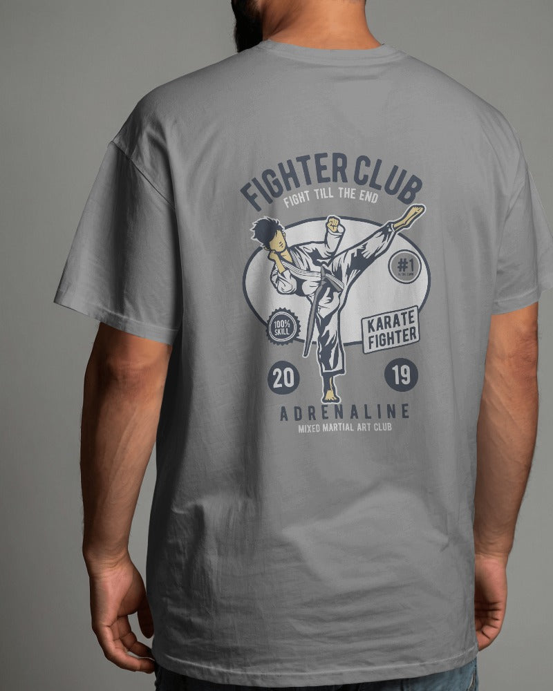 Fighter Club | Printed Oversized T-Shirt