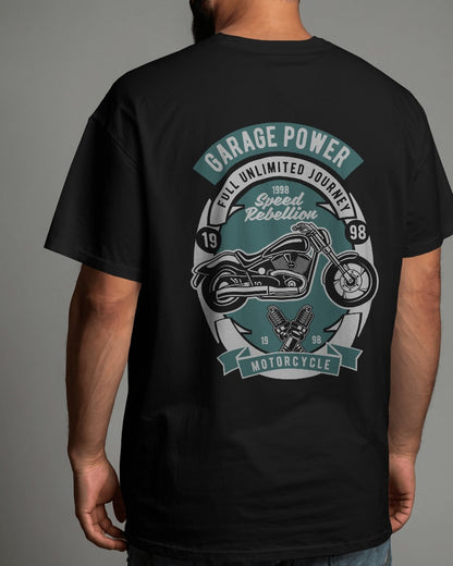 Garage Power | Printed Oversized T-Shirt