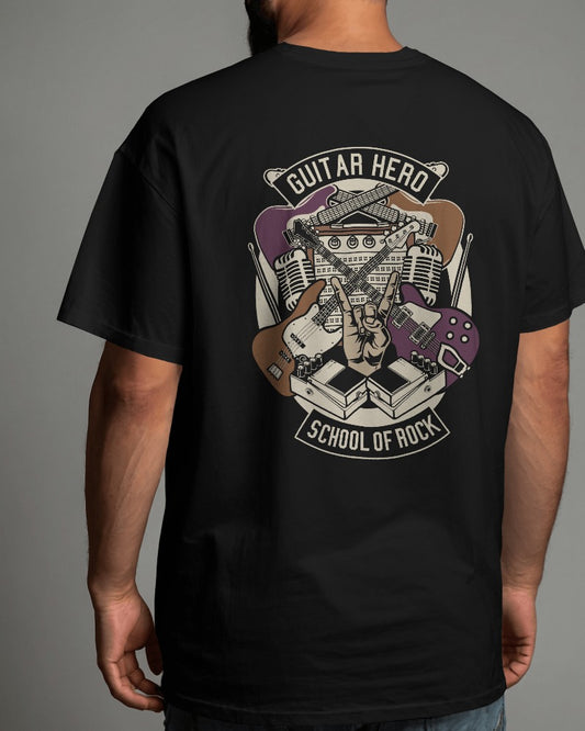 Guitar Hero | Printed Oversized T-Shirt