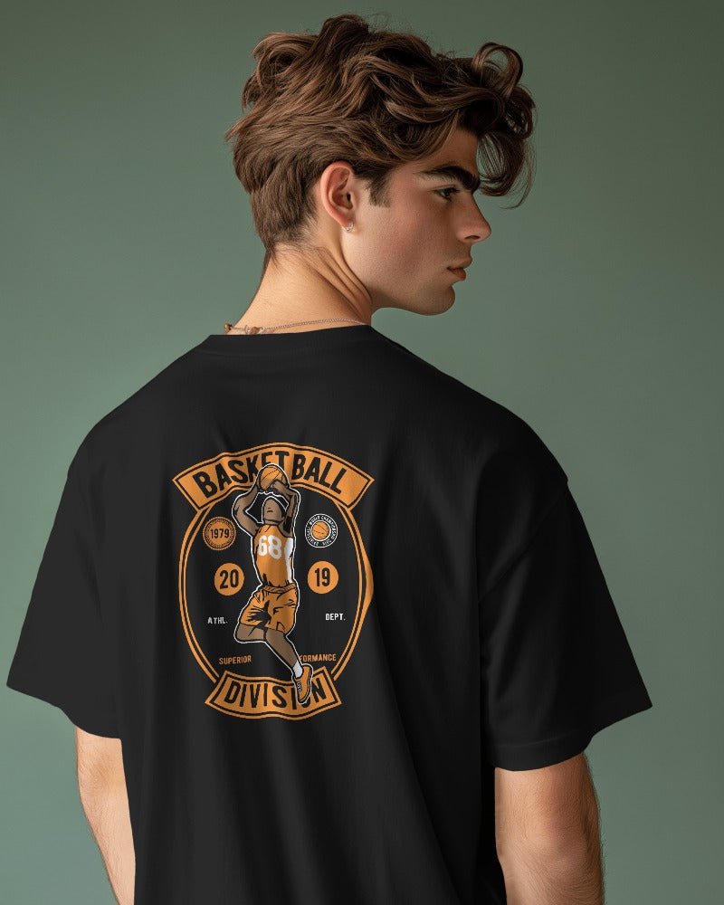 Basketball Division | Printed Oversized T-Shirt