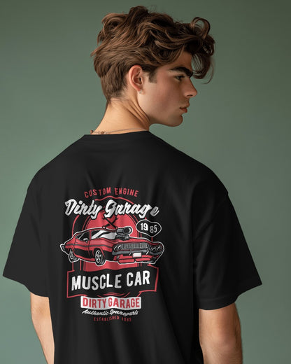 Dirty Garage | Printed Oversized T-Shirt