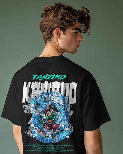 Tanjiro Kamado | Printed Oversized T-Shirt