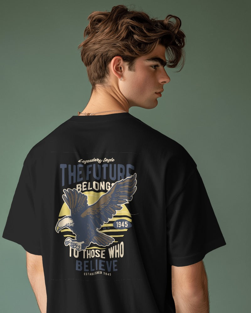 Legendary Eagle | Printed Oversized T-Shirt